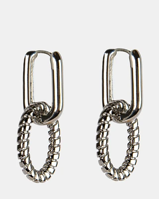 LINK EARRING SILVER
