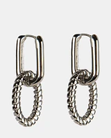 LINK EARRING SILVER
