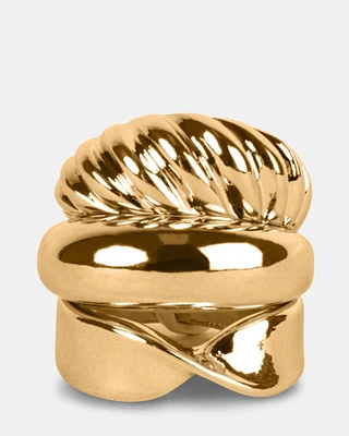 TRIPLE RING SET GOLD