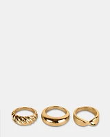 TRIPLE RING SET GOLD
