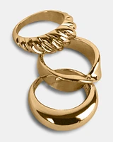 TRIPLE RING SET GOLD