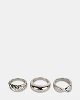 TRIPLE RING SET SILVER
