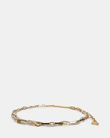 RHINESTONE LINK BELT GOLD
