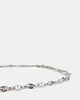 PEARL LINK BELT SILVER