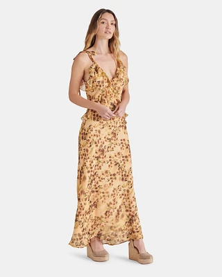 ADALINA DRESS FLORAL NATURAL MULTI