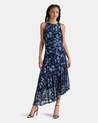 LANEY DRESS FLORAL INDIGO