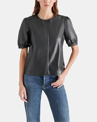 FAUX IT UP TOP BLACK