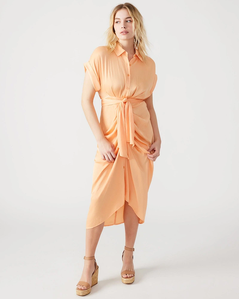 TORI DRESS CORAL