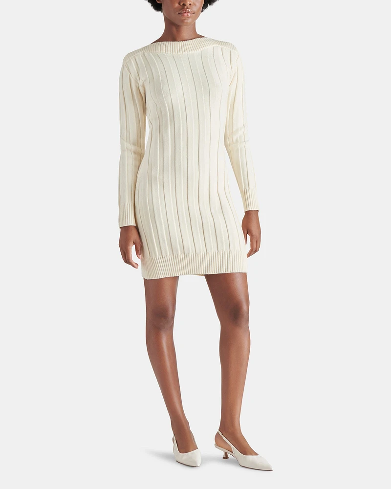 SUZIE SWEATER DRESS IVORY