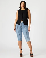 DELRAY CAPRI PANT BLUE