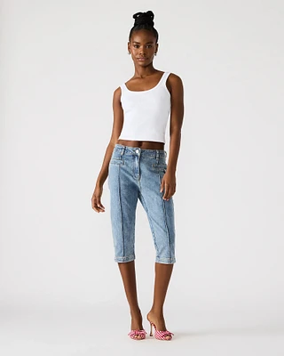 DELRAY CAPRI PANT BLUE