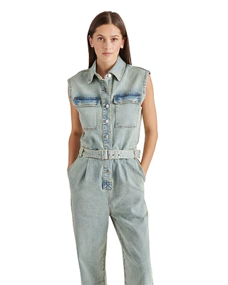 OLYNNE JUMPSUIT DENIM