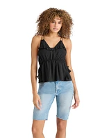 MINA TOP BLACK
