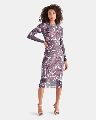 HAILEE DRESS BURGUNDY