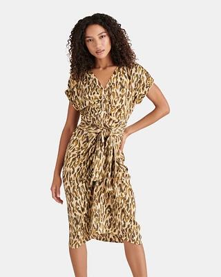 BRUNO DRESS CAMO GREEN MULTI