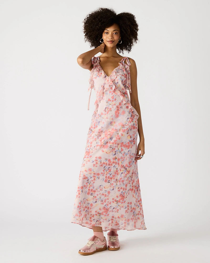 ADALINA DRESS FLORAL LAVENDER