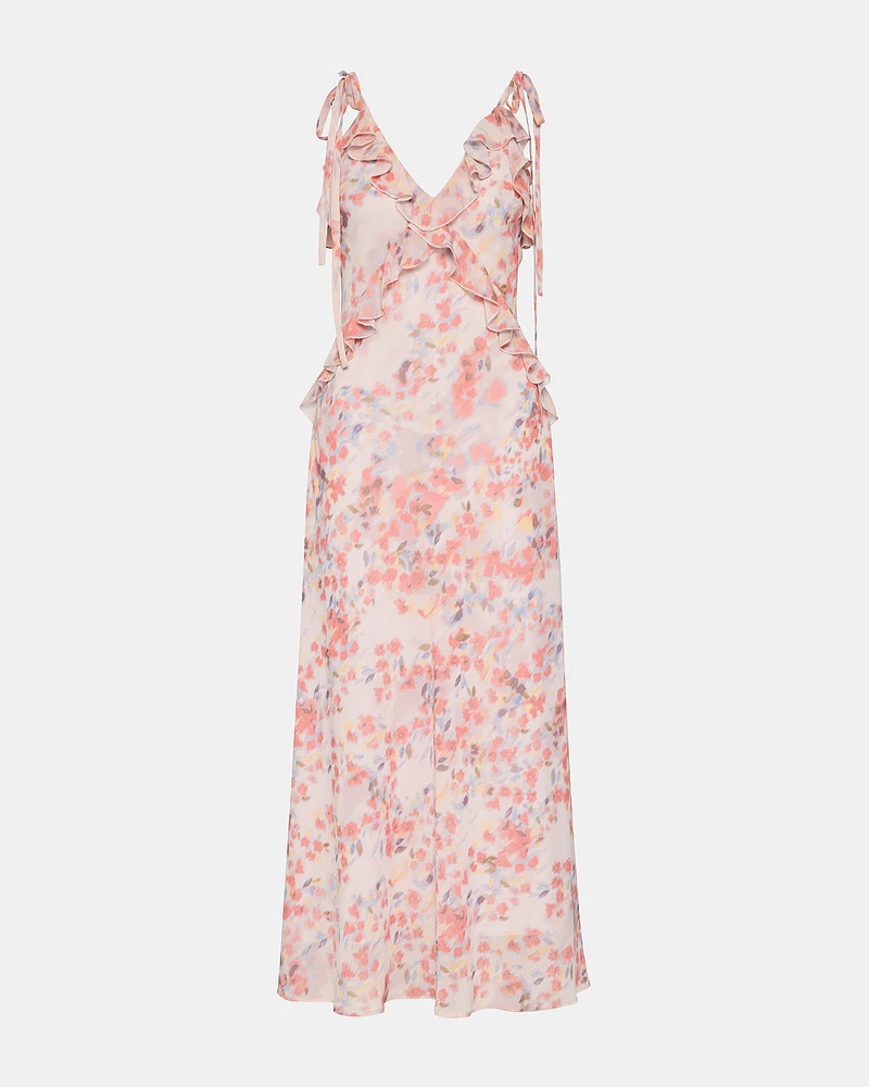 ADALINA DRESS FLORAL LAVENDER