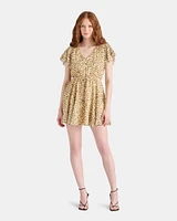 KIRSTY DRESS CHEETAH TAN MULTI