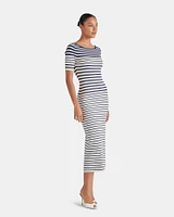 SELAH DRESS IVORY MULTI