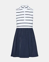 LYON DRESS STRIPED BLUE MULTI