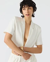 FIA BLAZER TOP WHITE