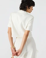 FIA BLAZER TOP WHITE