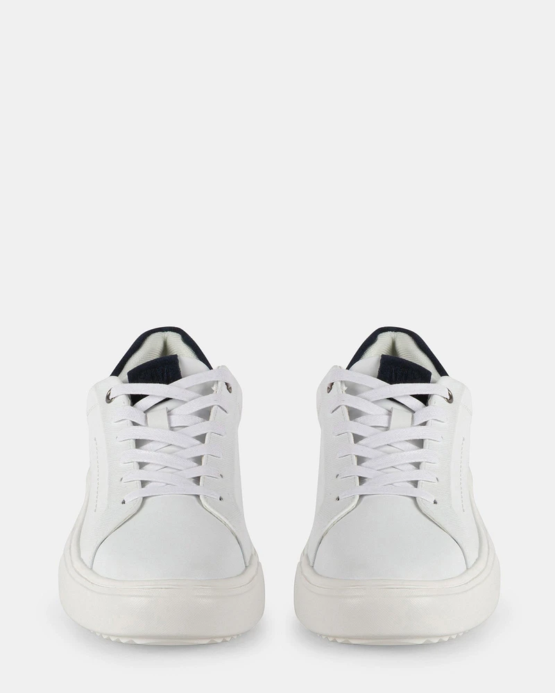 BELAIRE WHITE LEATHER