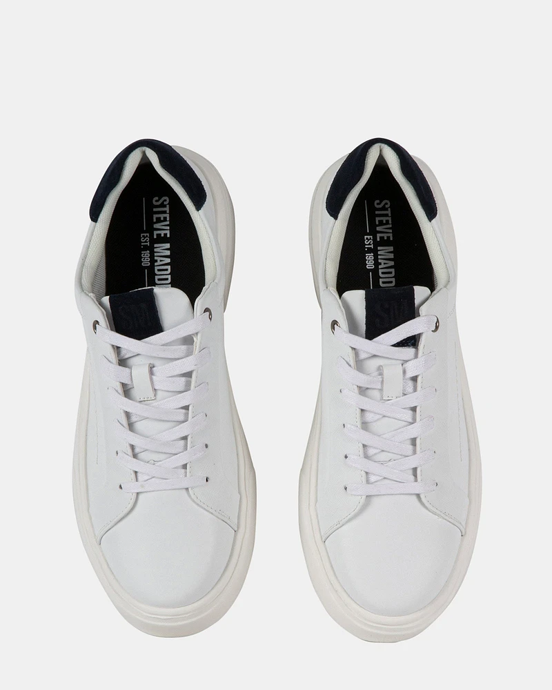 BELAIRE WHITE LEATHER