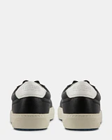 XAVVIER BLACK-WHITE LEATHER