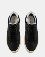 XAVVIER BLACK-WHITE LEATHER