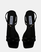 DASHY BLACK SATIN
