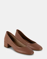 MOLLIE TAUPE LEATHER