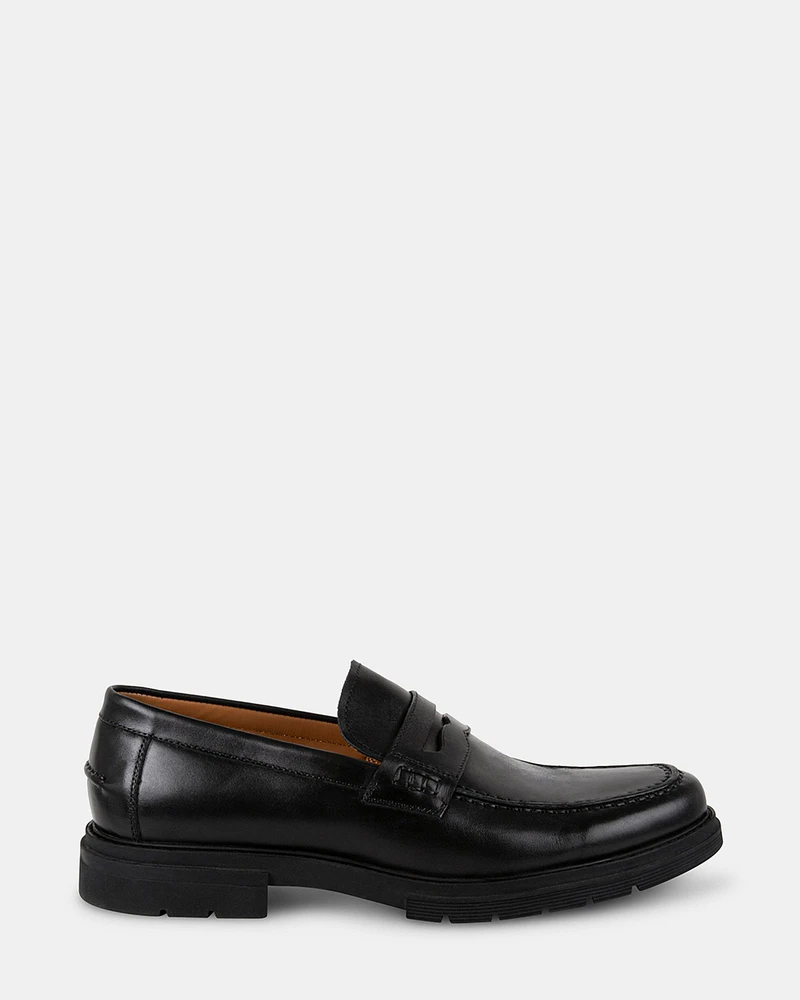 DONTEY BLACK LEATHER