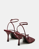 ANNIE BURGUNDY PATENT
