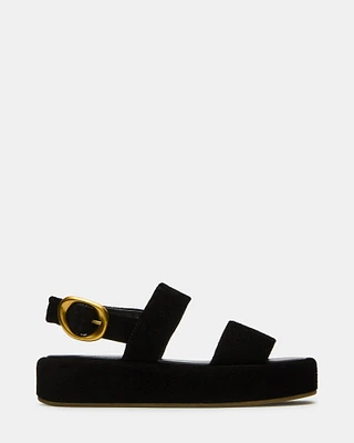 BARONI BLACK SUEDE