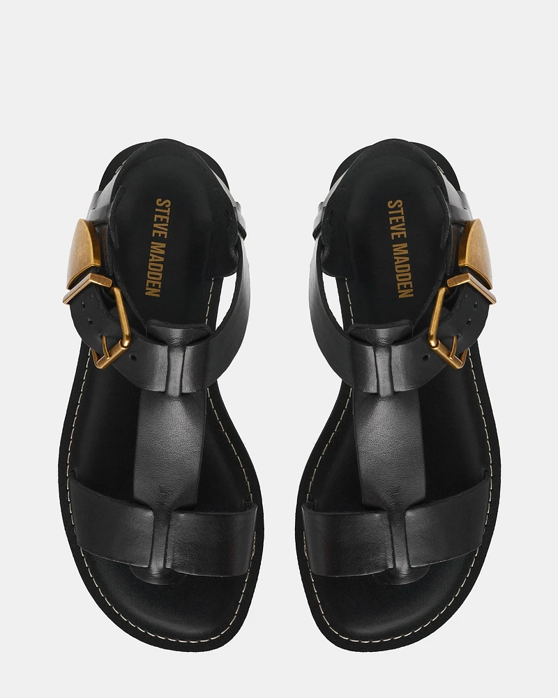 BRAZINN BLACK LEATHER