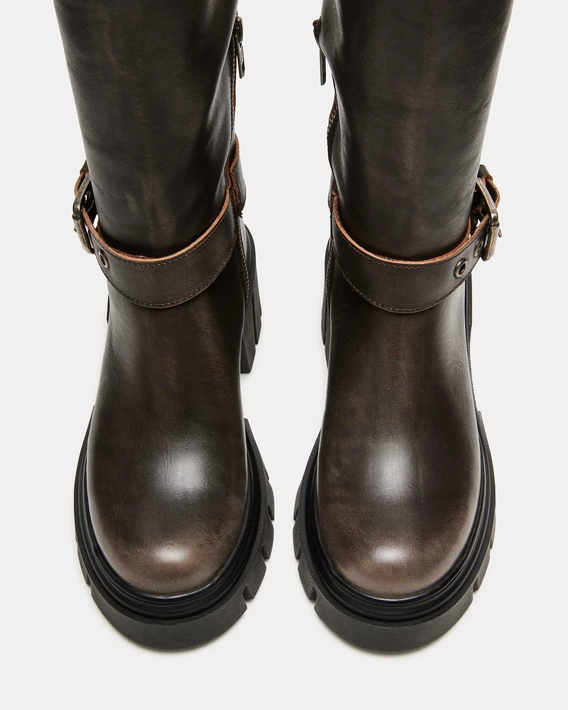 BRIGADE BROWN LEATHER
