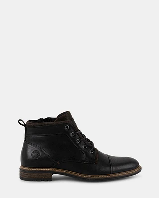 BRONTE BLACK LEATHER