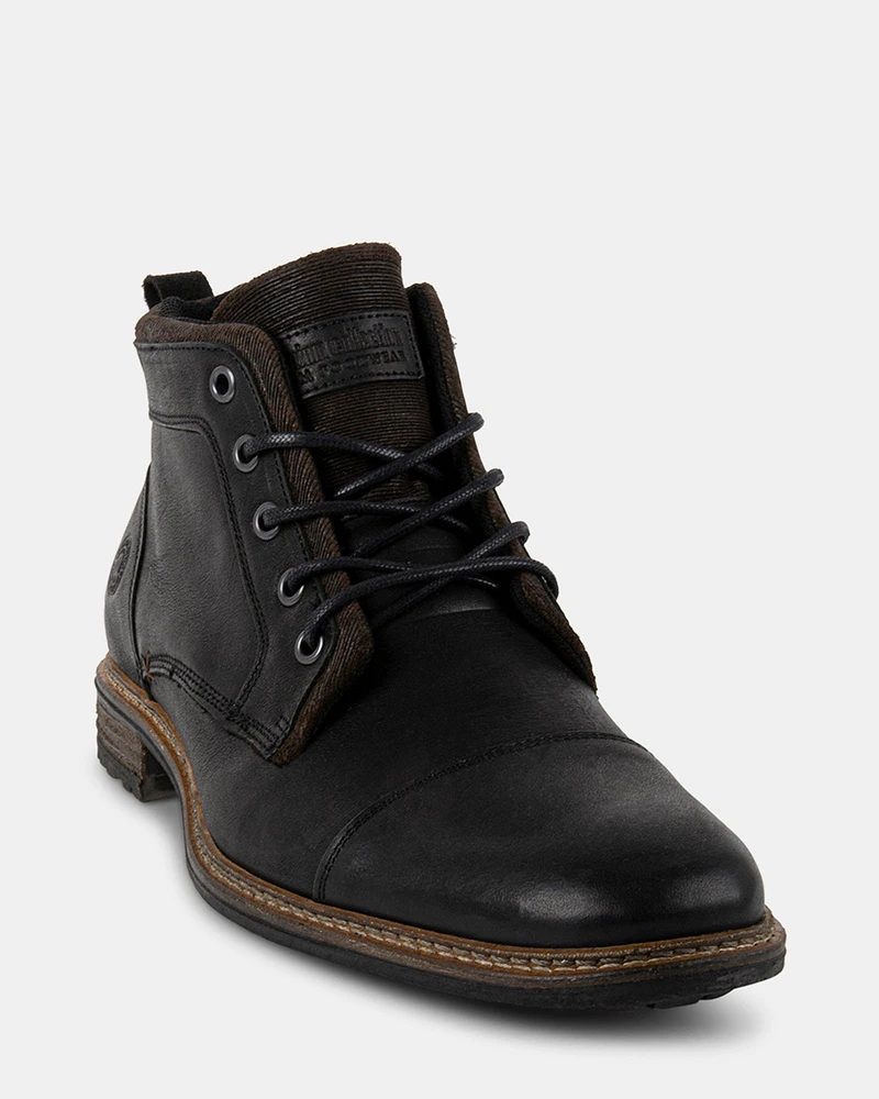 BRONTE BLACK LEATHER