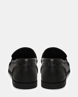 CARRINE BLACK LEATHER