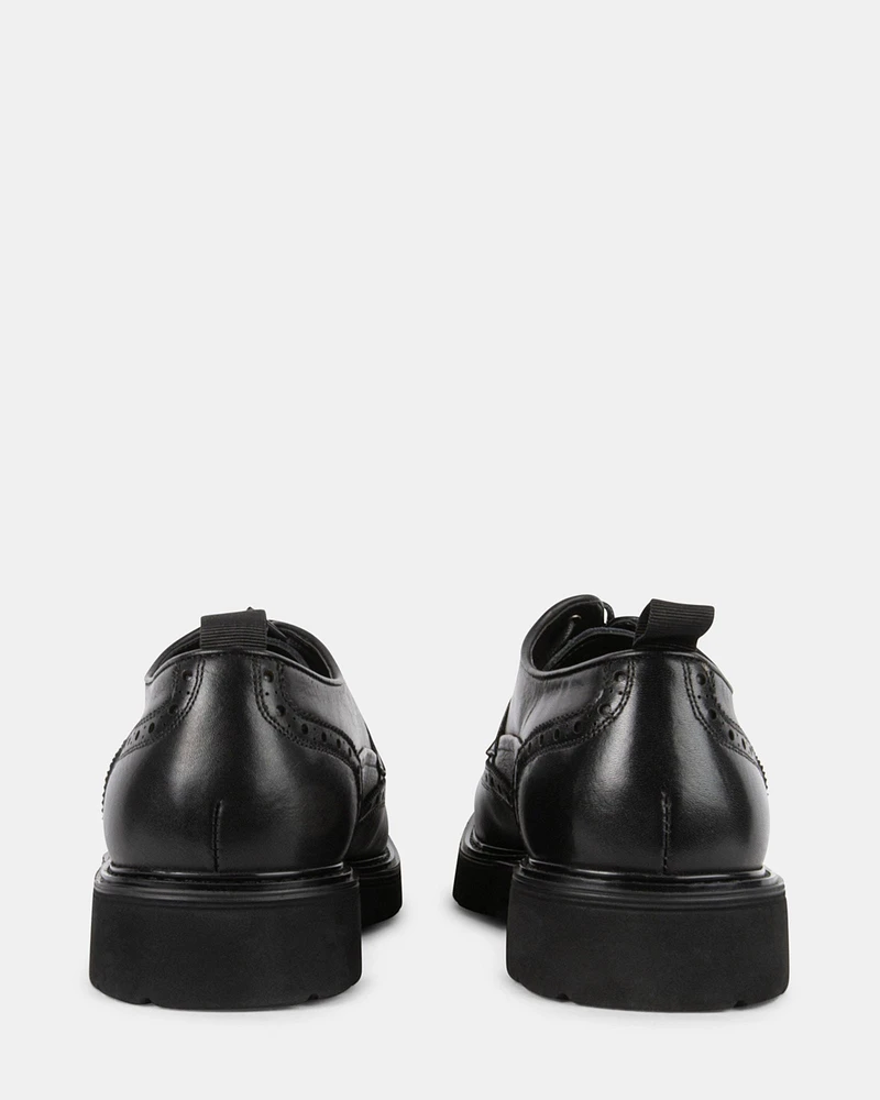 EMMULATE BLACK LEATHER