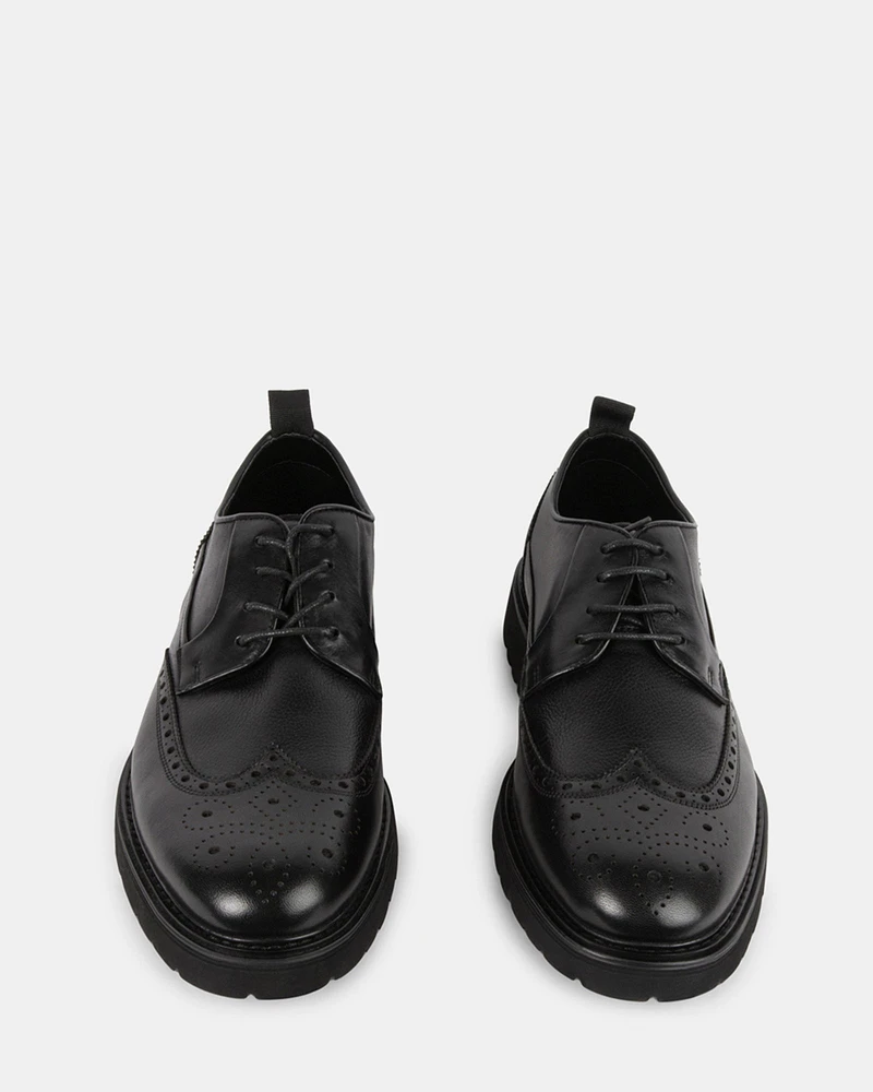 EMMULATE BLACK LEATHER