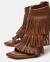 FRINGZY TAN LEATHER