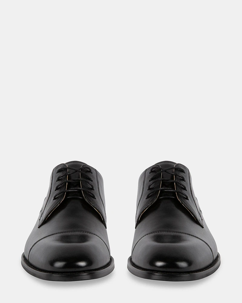 GERALDO BLACK LEATHER