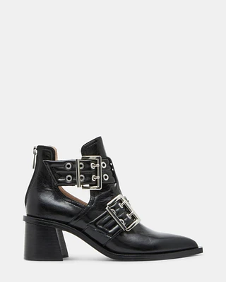 GRAZIA BLACK LEATHER