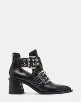 GRAZIA BLACK LEATHER