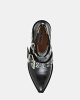 GRAZIA BLACK LEATHER