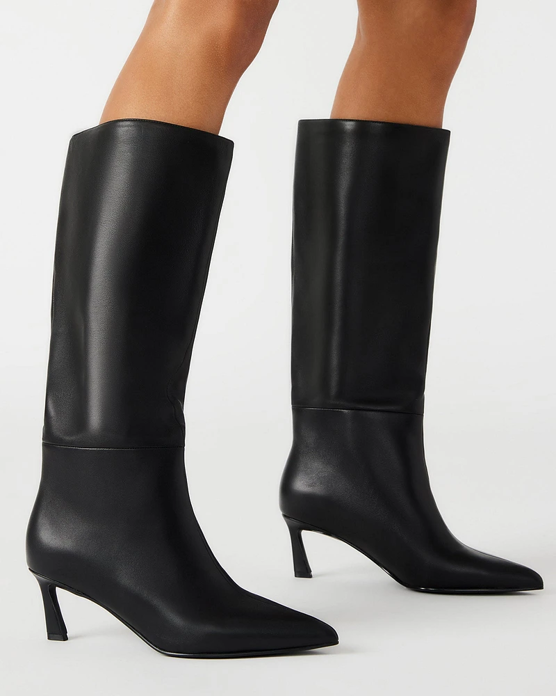 LAVAN BLACK LEATHER