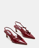 LIANA BURGUNDY PATENT