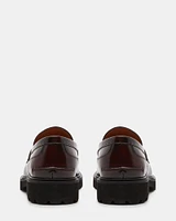 MAISONN BURGUNDY LEATHER
